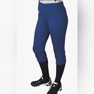 NWT Demarini royal blue softball pants L womens